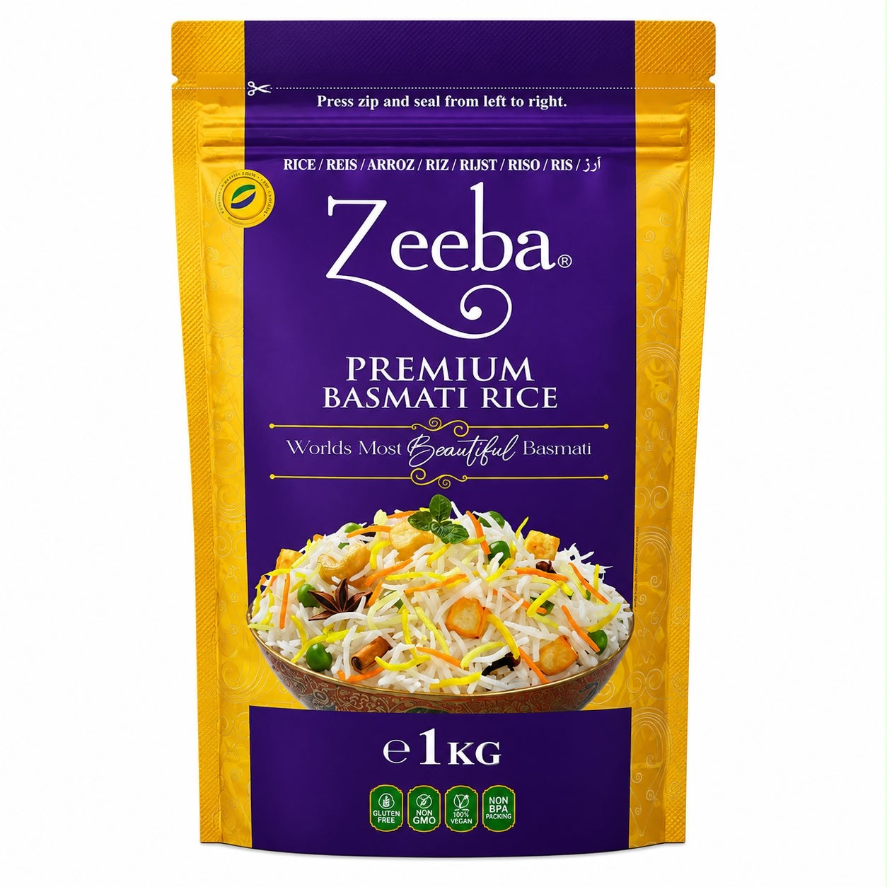 ARROZ BASMATI ZEEBA