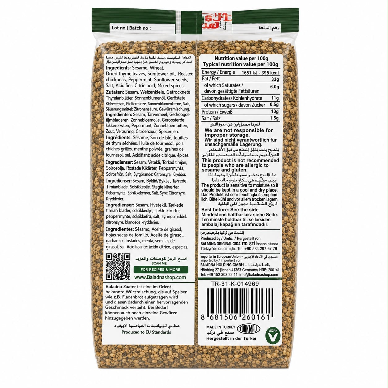 ZAATAR VERDE HALABI BALADNA