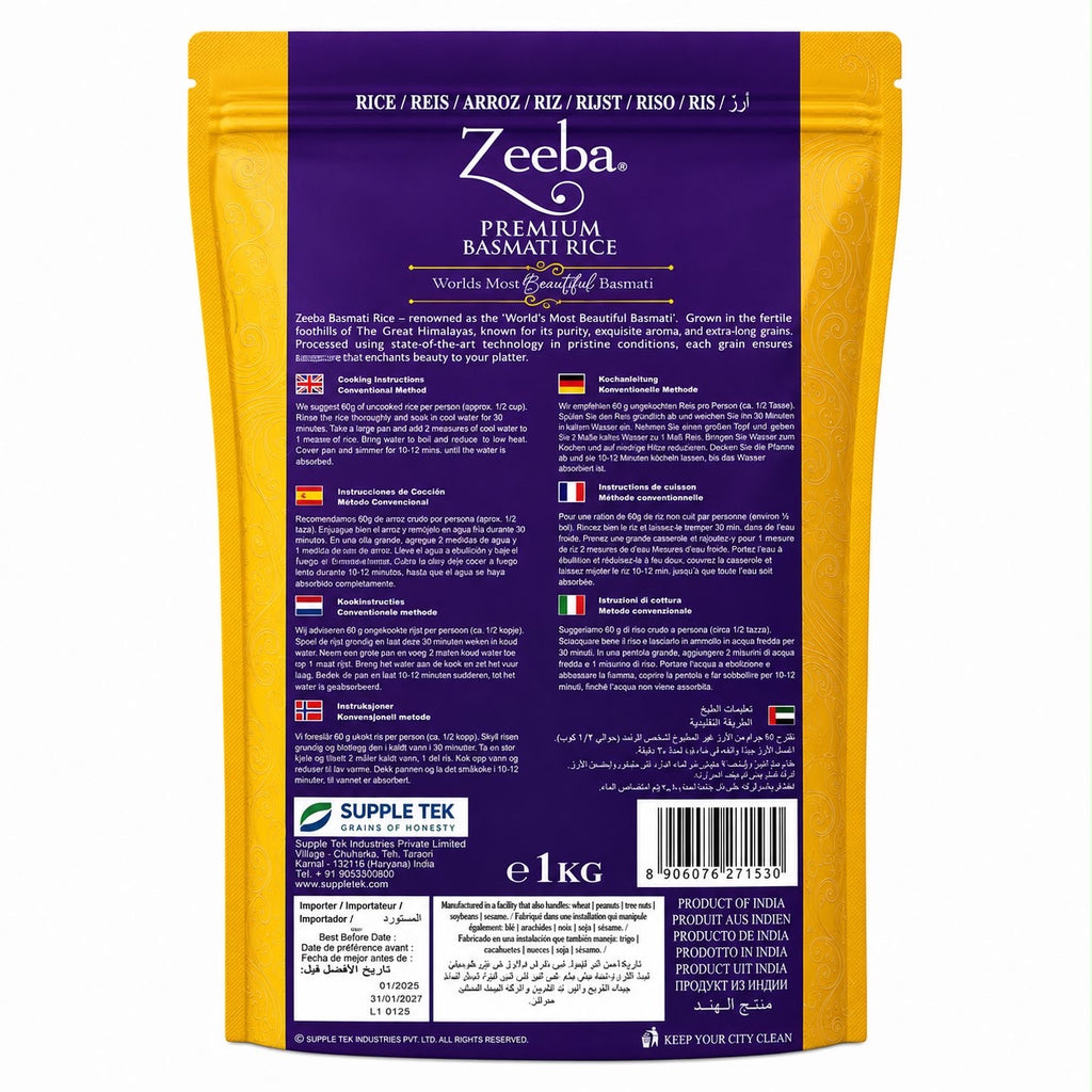 ARROZ BASMATI ZEEBA