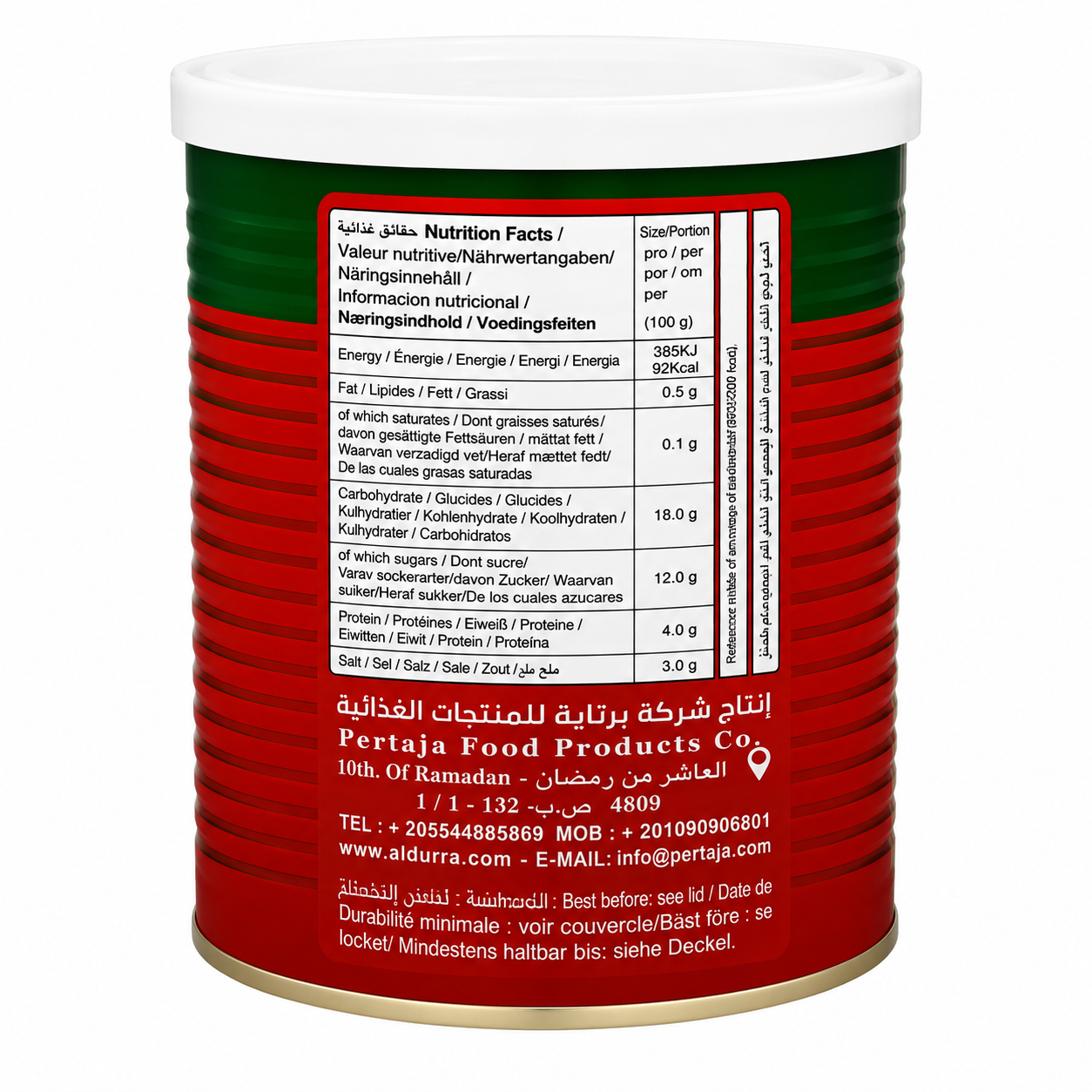 PASTA TOMATE DURRA