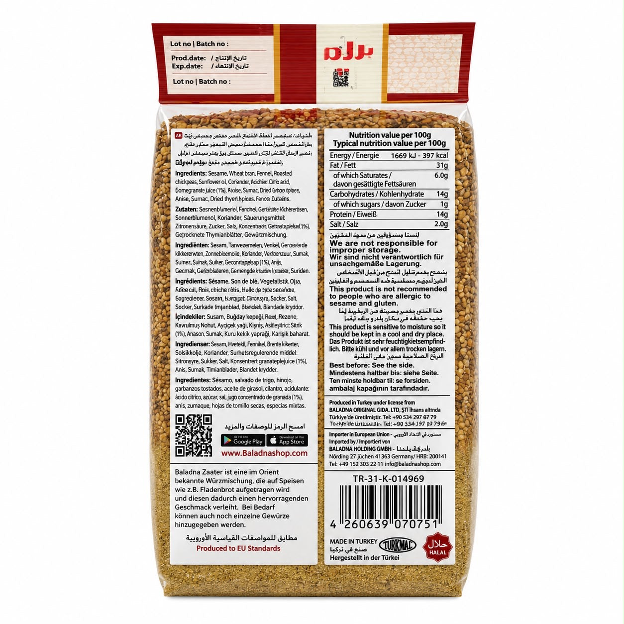 ZAATAR ROJO BALADNA